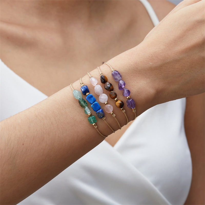 Hand Weaving All-match Twelve Constellation Paper Card Bracelet