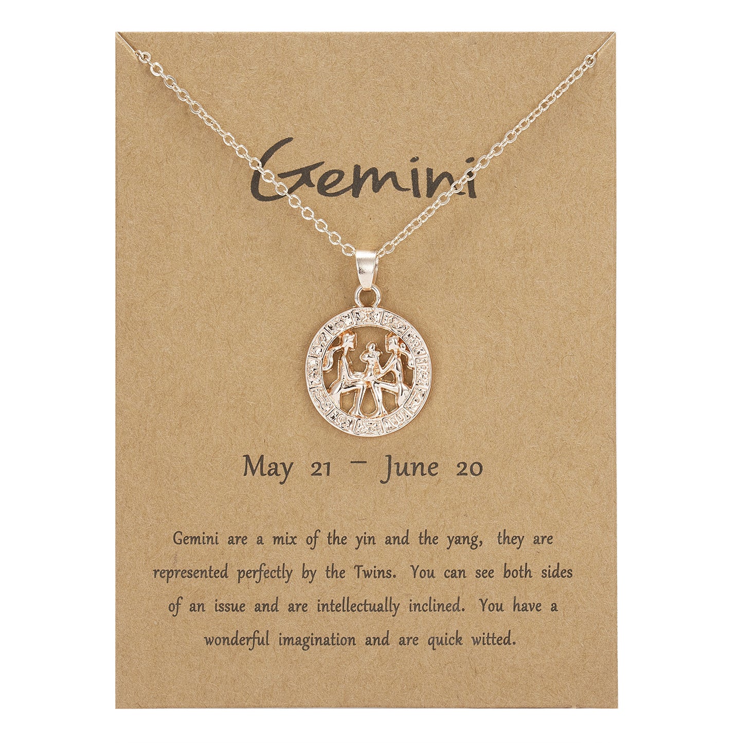 Rose Gold Round Cutout Animal Edition Twelve Constellation