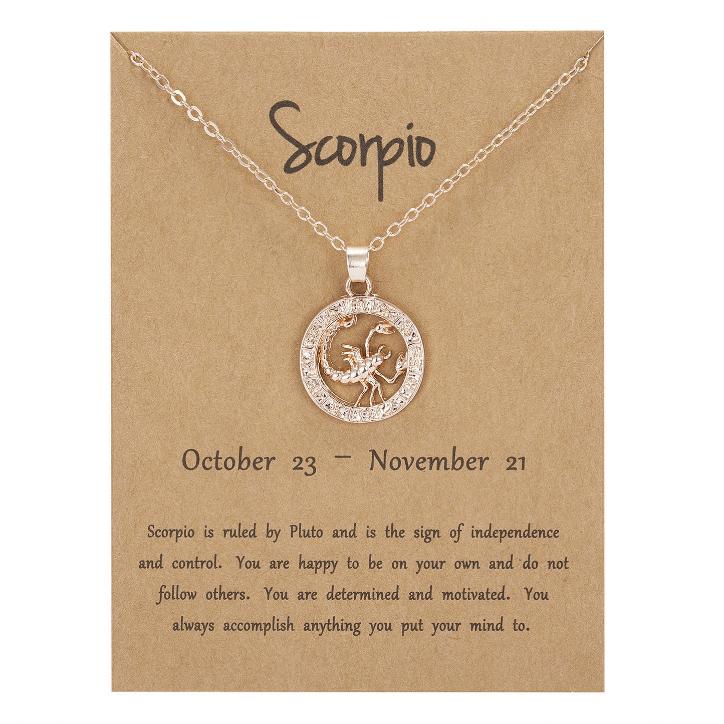 Rose Gold Round Cutout Animal Edition Twelve Constellation